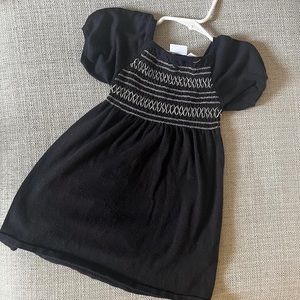 Black zara dress